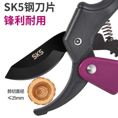 齿轮修枝剪园艺省力锋利果树专业果园剪刀SK5省力锋利耐用工具
