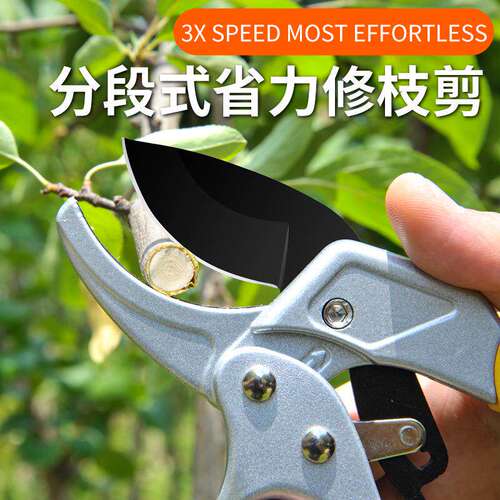 多用途分段式园林园艺果树省力护手修枝剪鲜枝粗枝强力树枝SK5剪