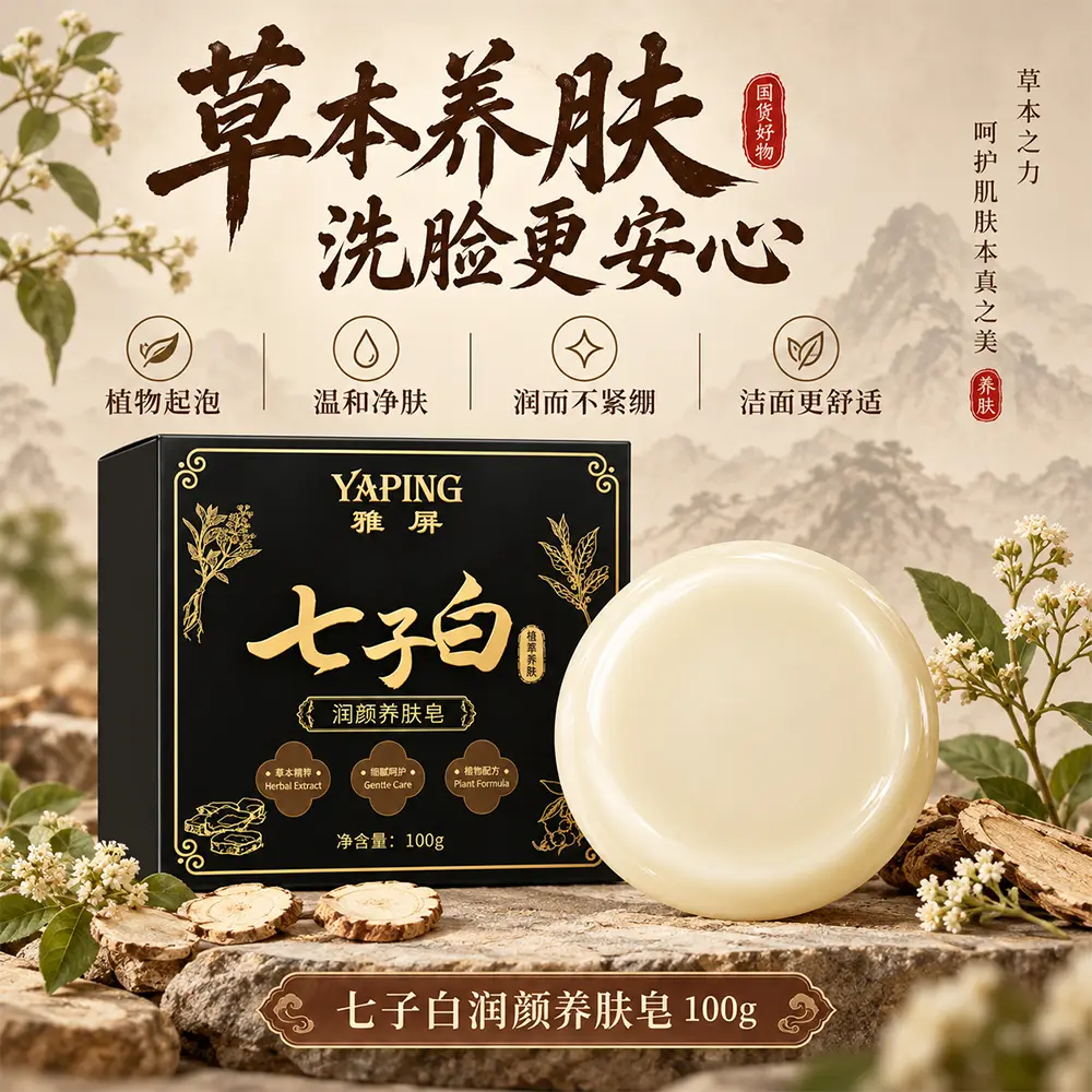 YAPING雅屏七子白润颜养肤皂清爽