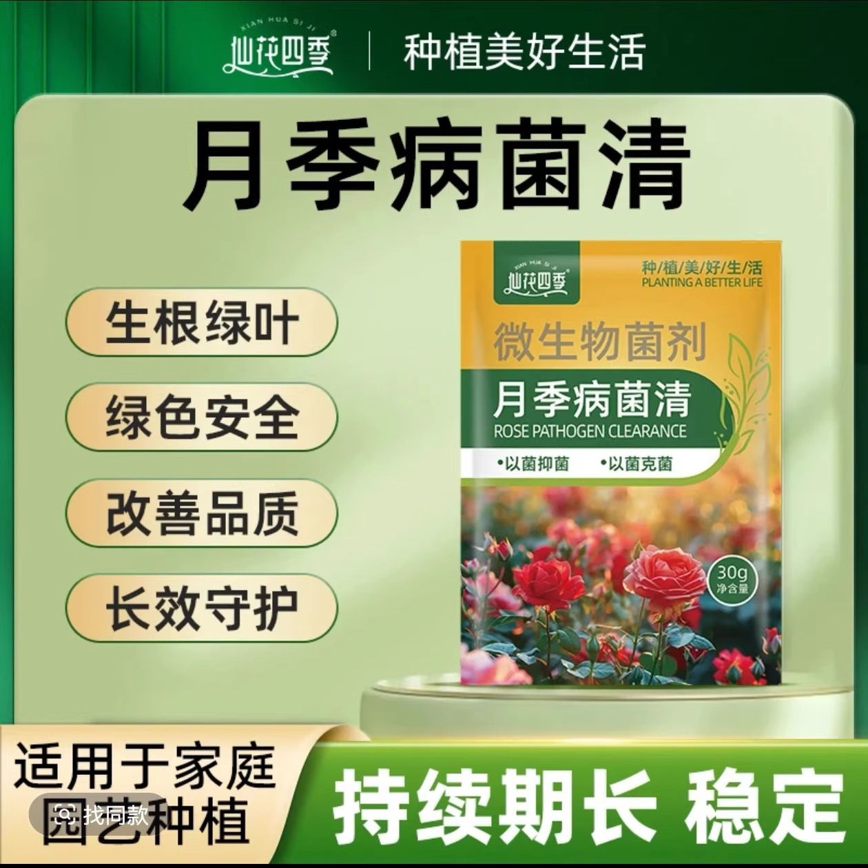 仙花四季微生物菌劑月季病菌清