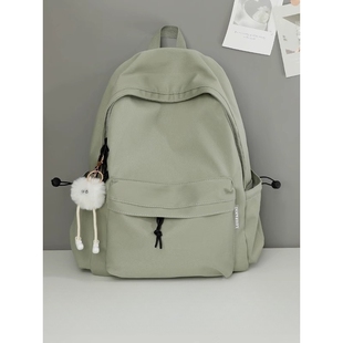 法国ZAMP书包初中高中生背包男青少年女孩简约轻便大容量双肩包女