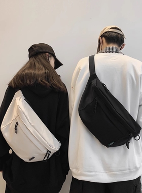 法国MlCANl KONS斜挎包男生休闲胸包女潮牌背包学生腰包单肩街头