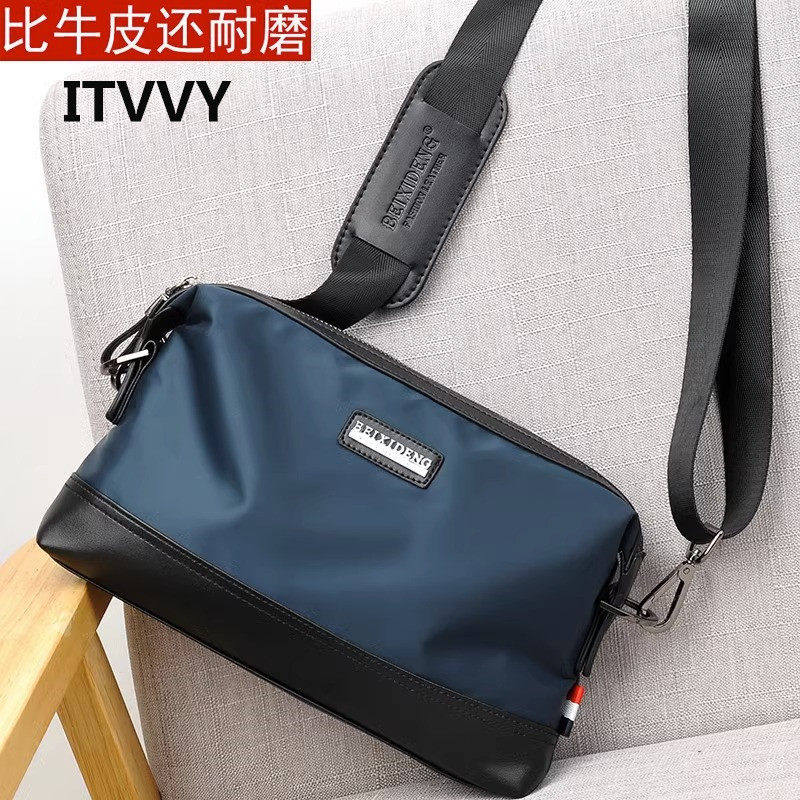 香港ITvvy男多功能单肩包轻便防水斜挎包休闲小背包时尚潮流腰包