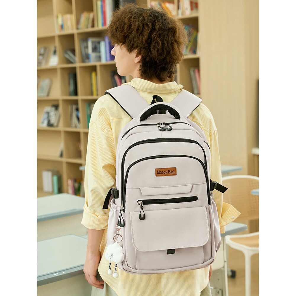 减负护脊书包女初高中男生高颜值双肩包大学生轻便旅行包电脑背包