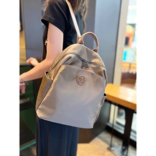 休闲百搭轻便旅游背包高级感书包潮 法国ZAMP防水牛津布双肩包新款