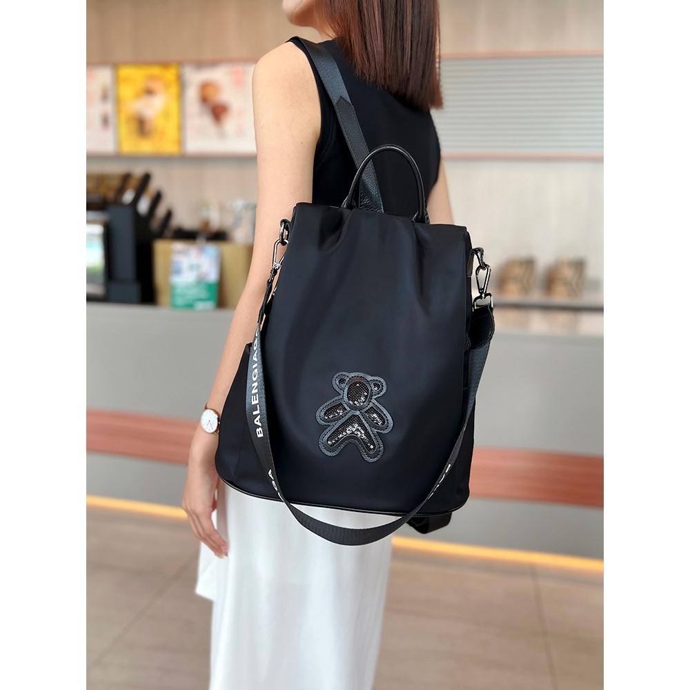 法国ZAMP防盗双肩包女牛津布防水轻便旅游背包休闲百搭大容量女包