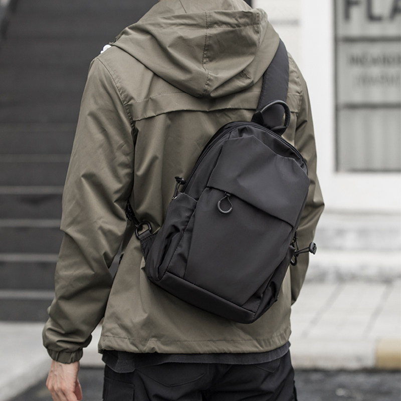 法国Cavi KIong胸包旅行包单肩斜挎包男多功能潮牌斜背包小包书包