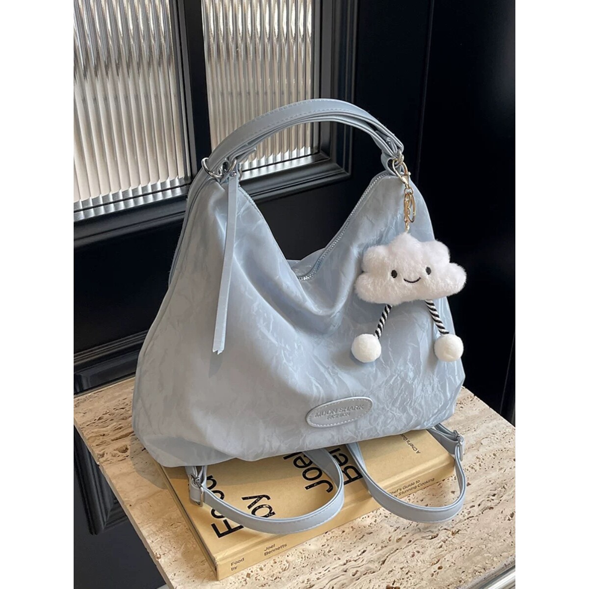 香港IT HKins简约通勤托特包三用学生上课双肩包包女单肩斜挎女包