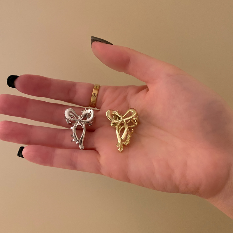 金属碎发发夹女抓夹蝴蝶结