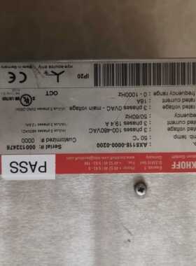 倍福驱动器AX5118-0000-0200，图片实拍，功能正常