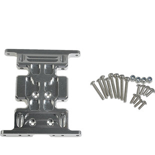 1/10攀爬模型车SCX10波箱底板金属底座适用90021/22 90028