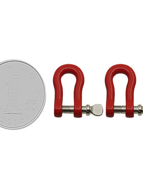 1/10金属仿真攀爬车拖车扣 拖车钩 SCX10 D90 HILUX RC4 WRAITH