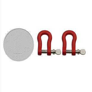 SCX10 拖车钩 D90 HILUX WRAITH RC4 10金属仿真攀爬车拖车扣