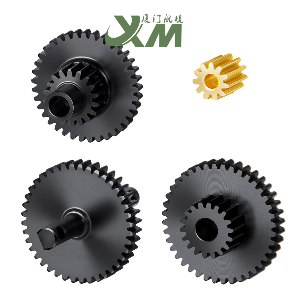 1/18 Trx4m 路虎/烈马 金属波箱齿轮 升级变速箱低速/高速齿比