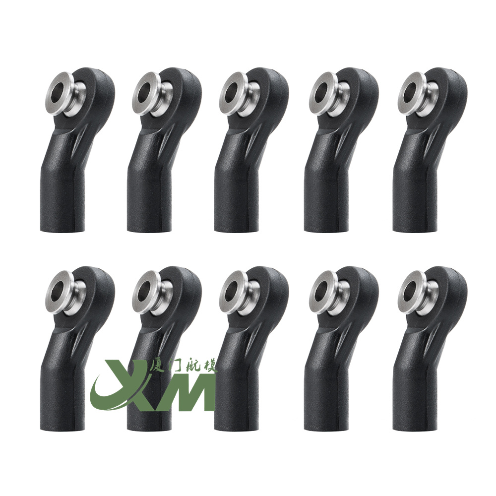 M3塑料正牙弯头仿真攀爬车scx10 90046  拉杆球头 加长弯球头