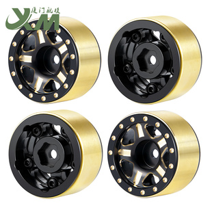 TRX4-M 1:18 改装金属锁胎轮毂 遥控攀爬车配件轮毂 配重款轮毂