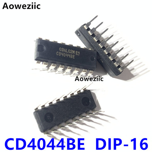 CD4044BE DIP-16 直插 CD4044 三态输出的 CMOS四路与非R/S锁存器