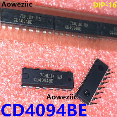 10个 CD4094BE CD4094 DIP-16直插 8-BIT移位寄存器逻辑电路 进口