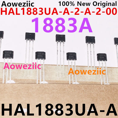 Aoweziic HAL1883UA-A 丝印1883A 霍尔效应传感器 单路 轴 可编程