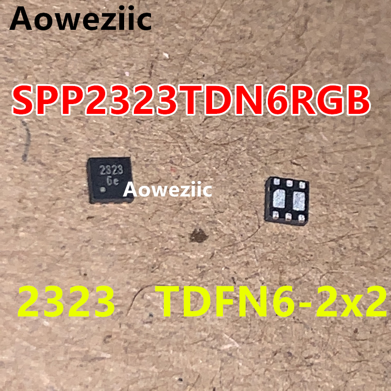 SPP2323TDN6RGB SPP2323 丝印 打字 2323 TDFN6-2x2 全新原装