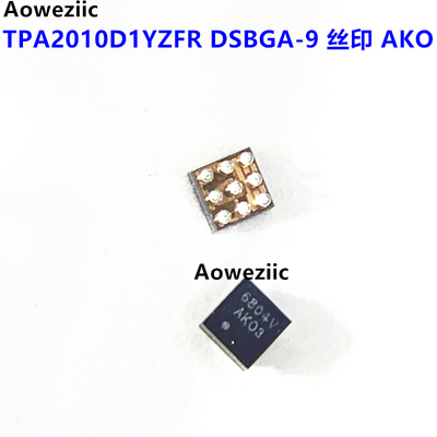 1个 TPA2010D1YZFR 丝印 AKO 单声道全差动免滤波D类音频放大器IC
