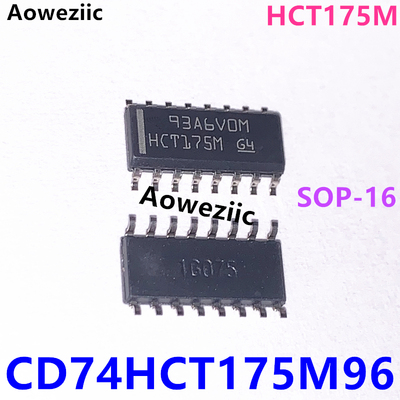 CD74HCT175M96 贴片SOP16 HCT175M复位高速CMOS逻辑四路D类触发器