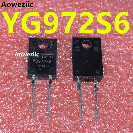 YG972S6R YG972S6 10A 600V 快恢复二极管 TO-220F塑封 全新原装