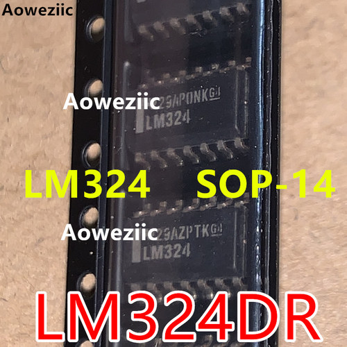LM324DRG4 LM324DR LM324 324 SOP-14 四路运算放大器 IC 芯片