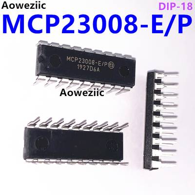 MCP23008-E/P DIP-18直插 I/O扩展器接口芯片IC I2C 8B全新单片机