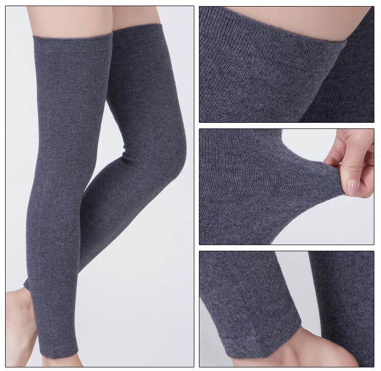 羊绒护膝保暖老寒腿男女春秋夏四季中老年人加长款腿套防寒护小腿