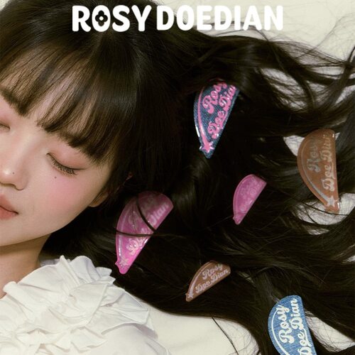 ROSYDOEDIAN撇起系列LOGO发夹大号小号个性氛围感侧边夹鸭嘴夹女