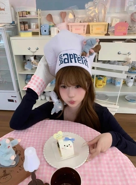 日系料理鼠王同款厨师帽cosplay玩偶设计发饰套装氛围感拍照道具