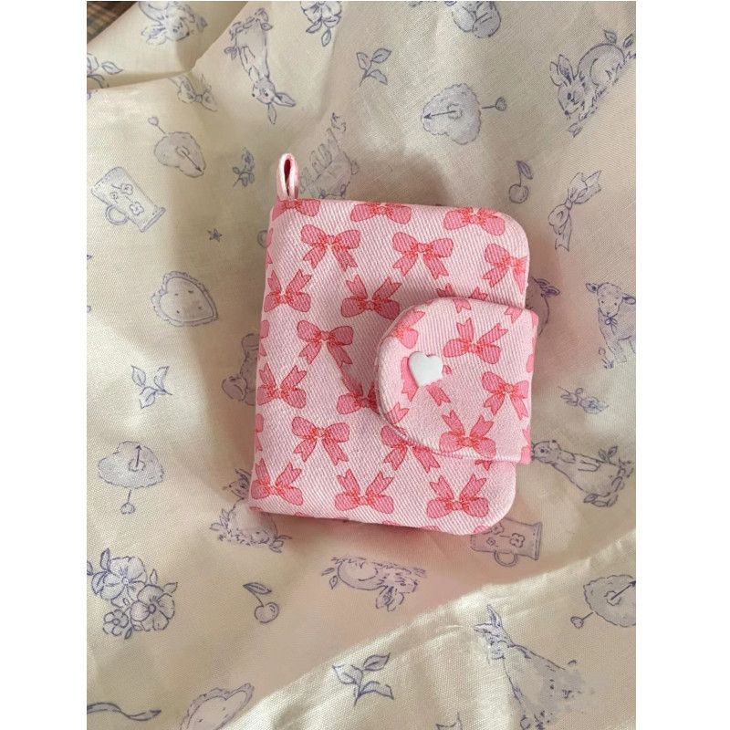 新款蝴蝶结钱包身份证银行卡收纳包大容量百搭便携多层包少女感包