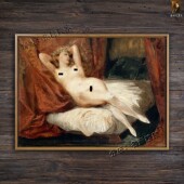 Female 人体 沙发上裸女 世界名画 Reclining Divan Nude