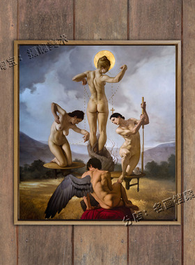 路西法的梦 堕落叛逆反叛天使油挂画世界名画《Lucifer's dream》