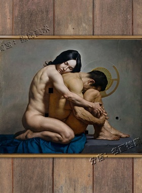 雨露的沉睡 希腊女神画ferri 罗马神话世界名画《sleep of dew》