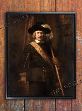 旗手 The Standard Bearer Portrait of Floris Soop伦勃朗装饰画