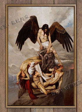 复活 Resurrection roberto ferri 油画 天使 挂画 罗伯托费里 画