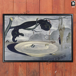 达利 阿道夫之谜 Adolf Dali画作神秘油画奇幻玄幻画 Enigma