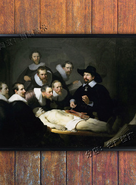 杜尔博士的解剖学课 油画 anatomy lesson of Dr Tulp 伦勃朗绘画