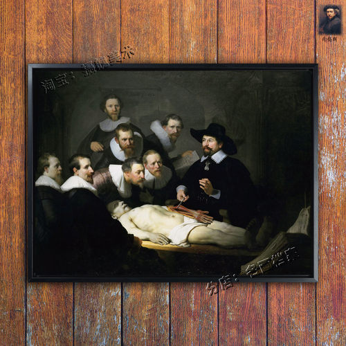 杜尔博士的解剖学课 油画 anatomy lesson of Dr Tulp 伦勃朗绘画