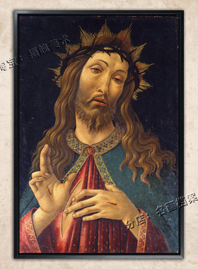 主的荆冠加冕 Carrara,Bergamo贝加莫卡拉拉美术学院油画波提切利