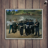 Execution Maximilian 处决马克西米利安 马奈 历史题材画油画