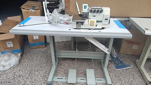 中捷893直驱一体包缝机工业四线拷边家用三线密拷四线锁边机二手