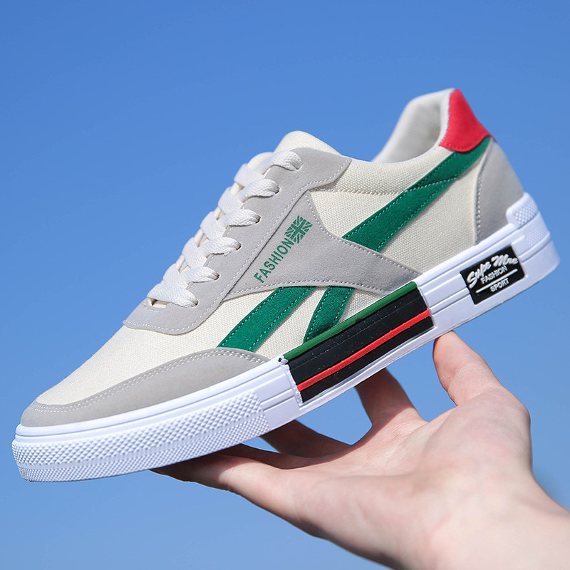2020 summer new pattern man canvas shoe Men's Shoes Casual shoes Korean Edition Cloth shoes Trendy shoes skate shoes Low White shoesin the Men's Shoes, Low shoe, Leisure shoes category - from Buy2taobao.com to provide professional Taobao agent buy service