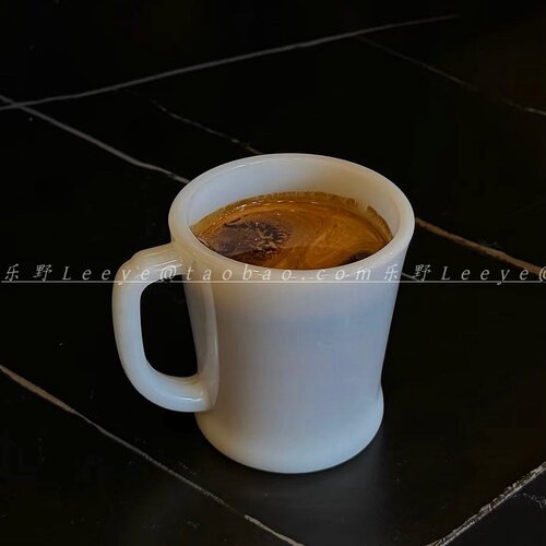 纯白咖啡杯咖啡店拿铁冰美式专用