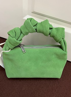 不退不换 麦莎Mysa Lader25春季褶皱手提小包小众小清新手提包女