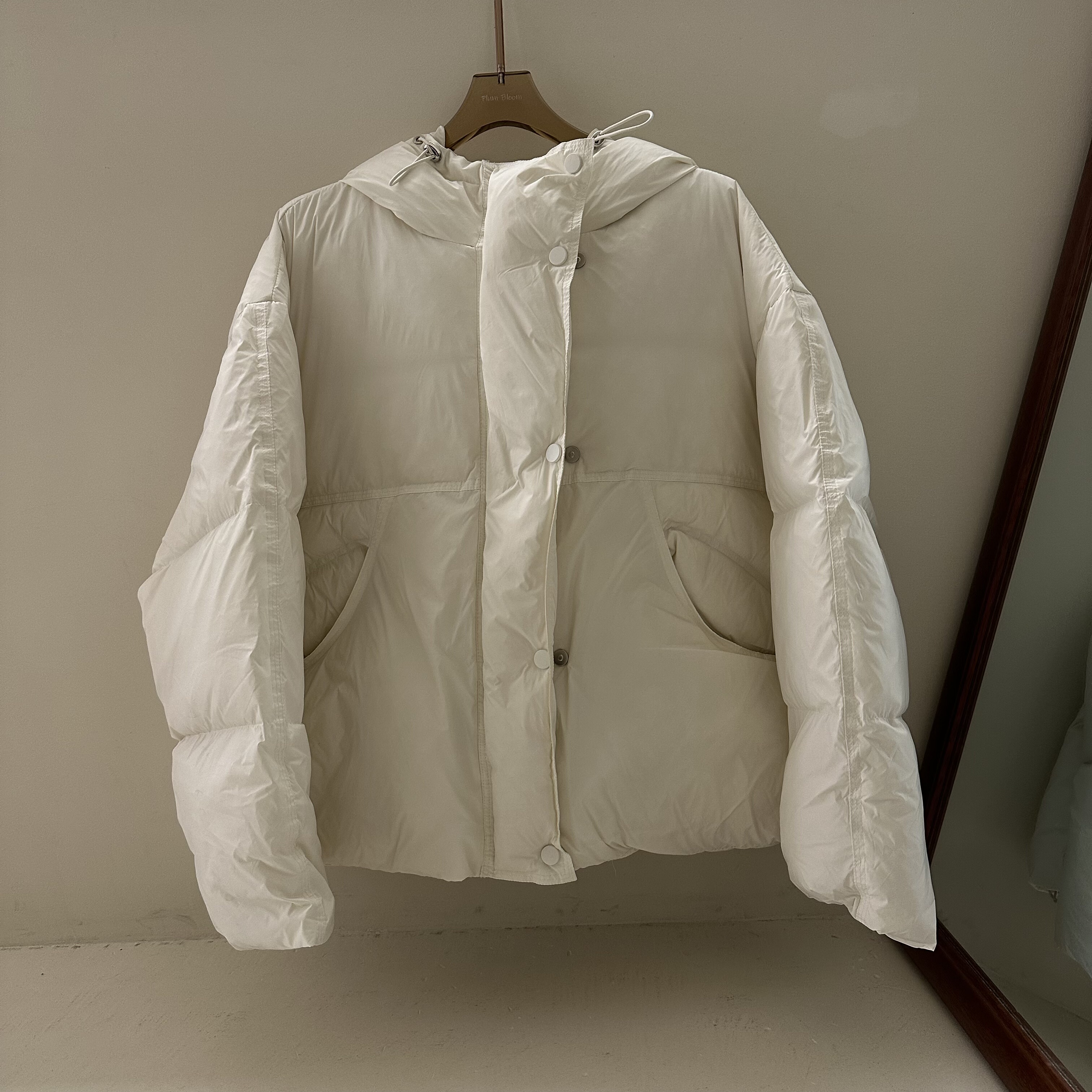 羽绒服韩系设计款冬季新款韩版宽松休闲百搭连帽短款羽绒服外套