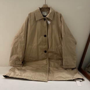 2025韩系设计款In letter秋季新款韩版宽松休中长款羽绒鹅绒女款