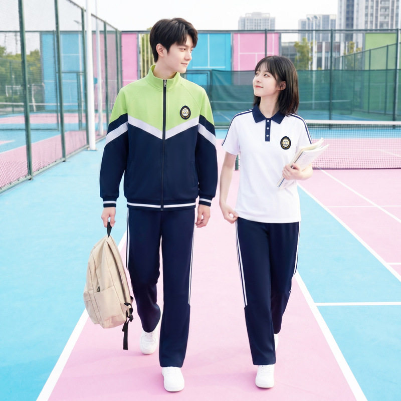 2026已出货 校服学院风初中高中小学生班服情侣装春秋三件套